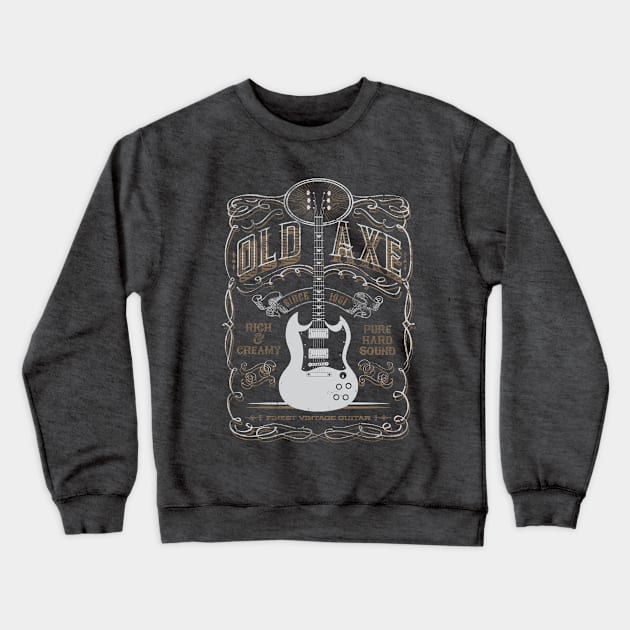 Old Axe SG Crewneck Sweatshirt by mrspaceman